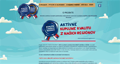 Desktop Screenshot of kvalitaznasichregionov.sk